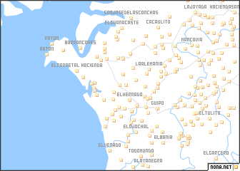 map of Cooperativa Palo Seco